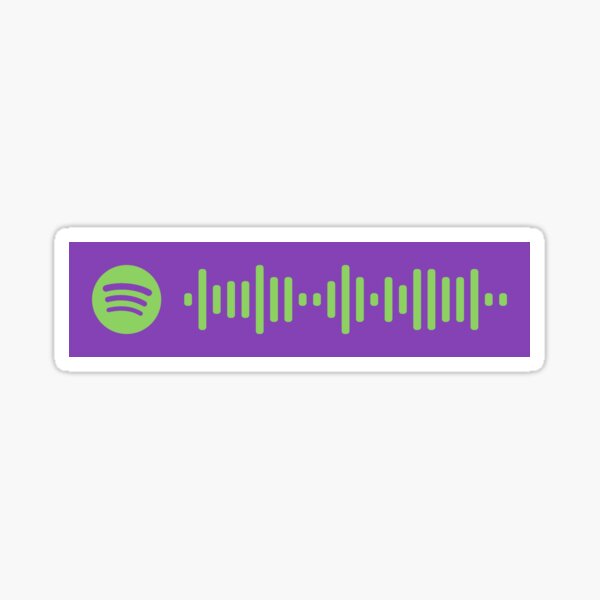 A Cruel Angel's Thesis Spotify Code Sticker
