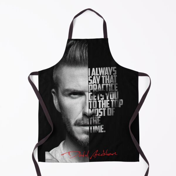 Item preview, Black and white David Beckham quote poster. designed and sold by Enea Kelo.