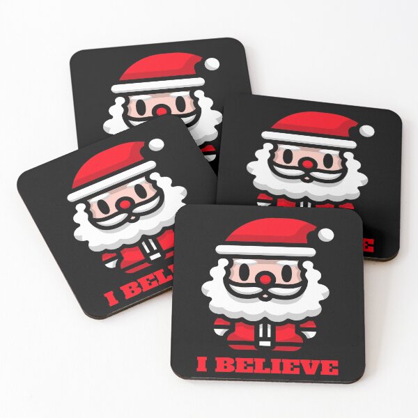 Item preview, I Believe In Santa Kawaii designed and sold by Coder-T.