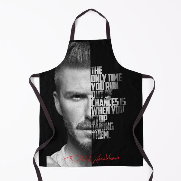 Item preview, Black and white David Beckham quote poster. designed and sold by Enea Kelo.