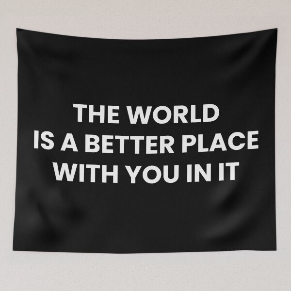 Item preview, The World is a better place with you in it designed and sold by namaste-you.