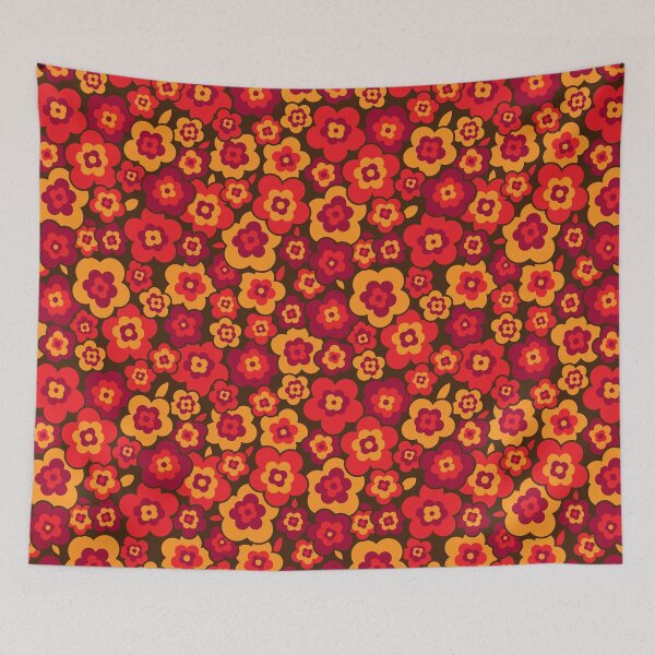Item preview, Retro Vintage Orange Poppies designed and sold by zeljkica.