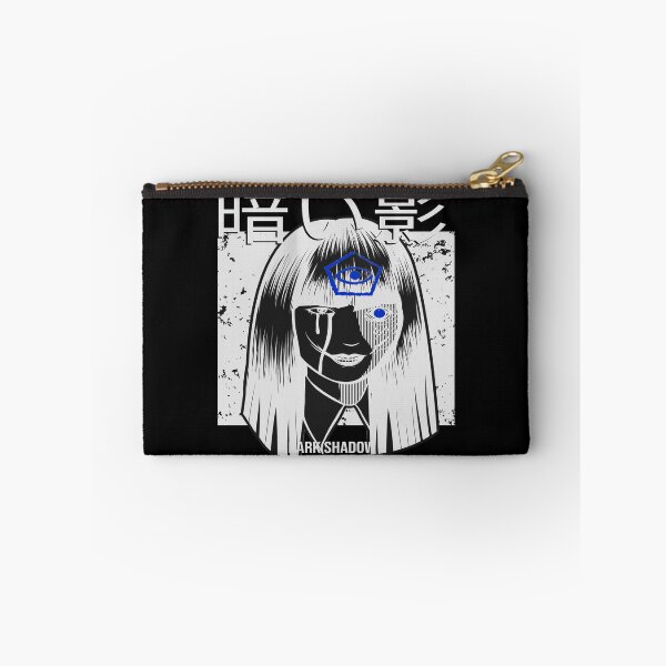 Item preview, Horror Manga Dark Shadow Japanese Kanji Calligraphy designed and sold by dreamofdenim.
