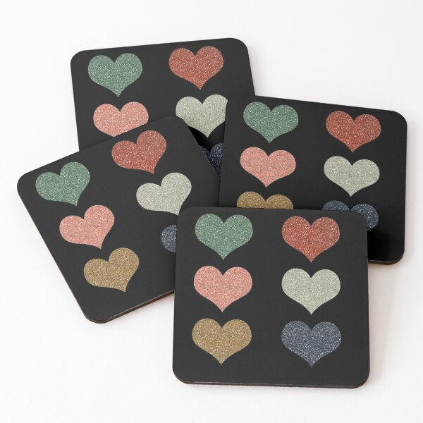 Item preview, Glitter Hearts  designed and sold by creativepod.