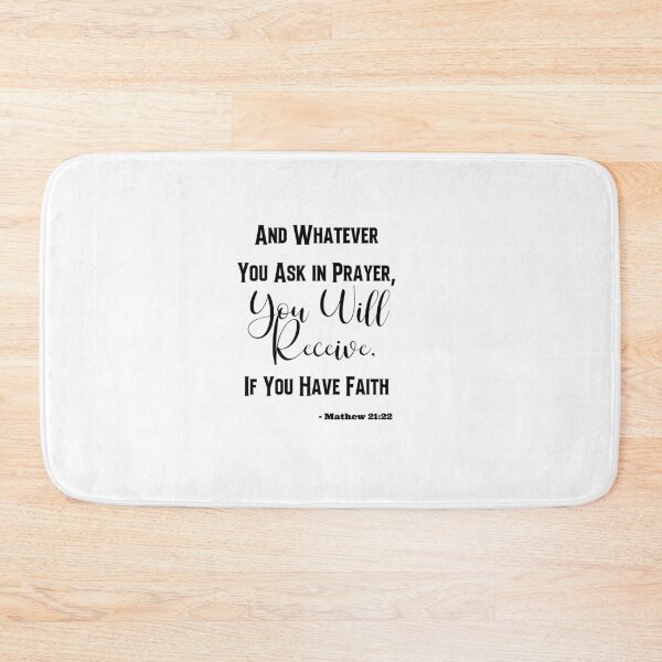 Item preview, Matthew 21:22 - Bible Verse designed and sold by LoA-Lady.
