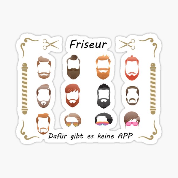 Mens Salon Stickers Redbubble