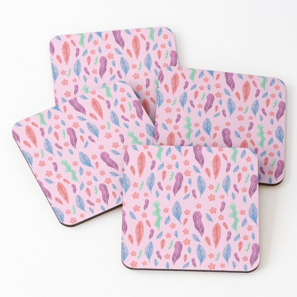 Item preview, Misty Rose Colorful Leaves Pattern designed and sold by Salote Faotusia.