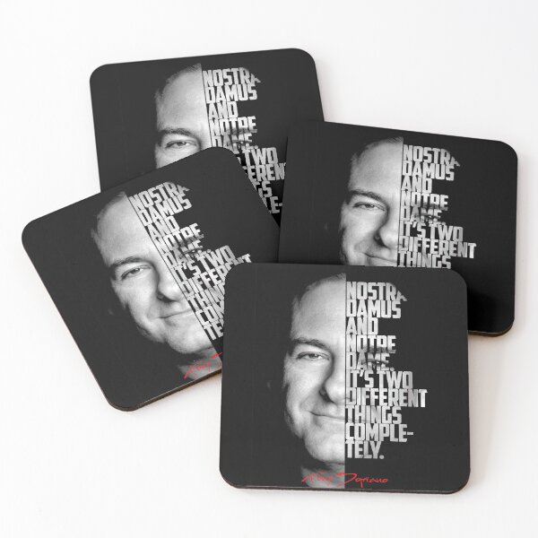 Item preview, Black and white Tony Soprano The Sopranos Tv Show quote. designed and sold by Enea Kelo.