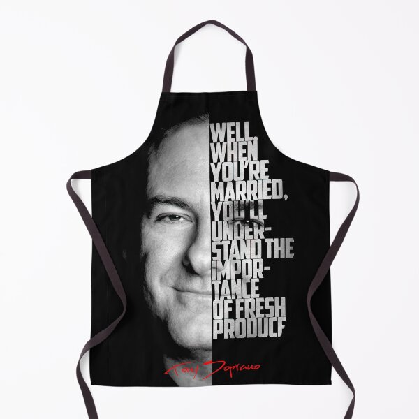Item preview, Black and white Tony Soprano The Sopranos Tv Show quote. designed and sold by Enea Kelo.