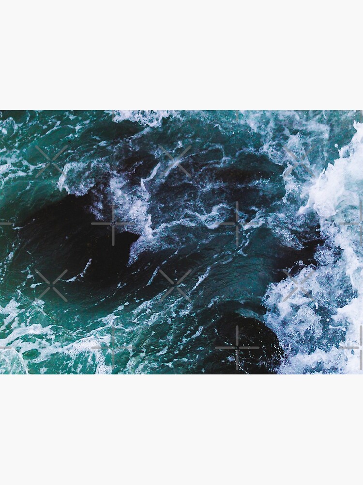 Blue Ocean Waves, Sea Photography, Seascape by PrintsProject