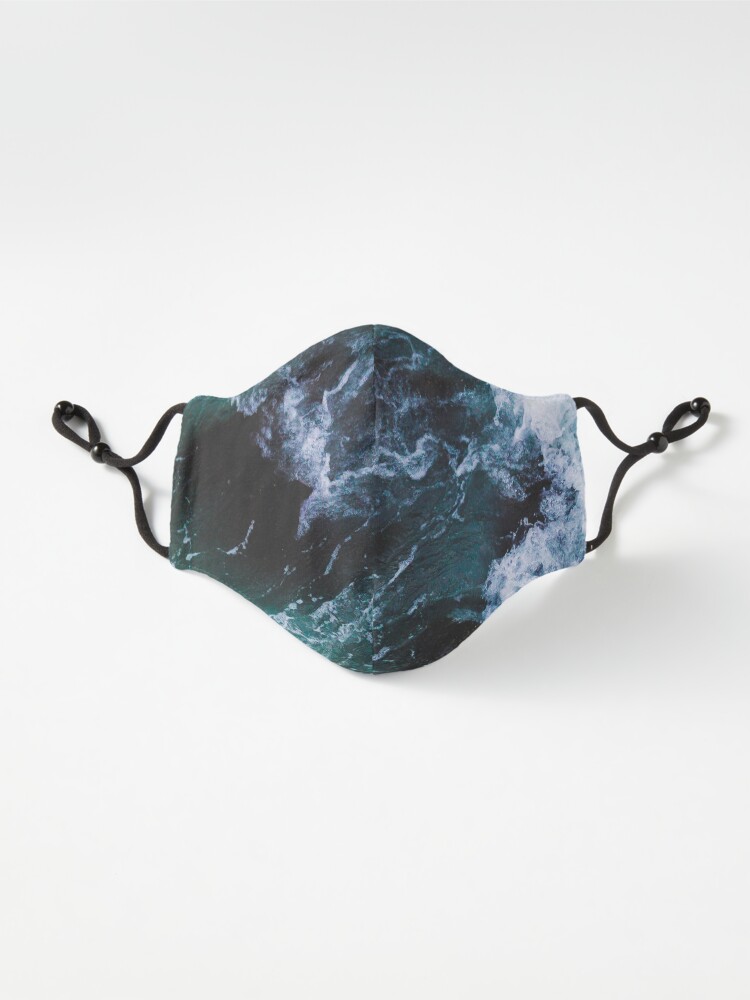Alternate view of Blue Ocean Waves, Sea Photography, Seascape Mask