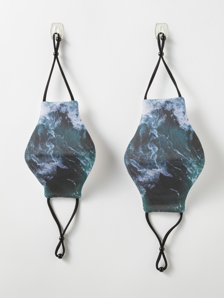 Alternate view of Blue Ocean Waves, Sea Photography, Seascape Mask