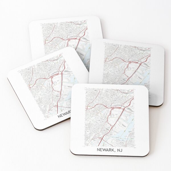 Item preview, Newark, NJ Topographical Map Clean designed and sold by PGHPhotoCo.