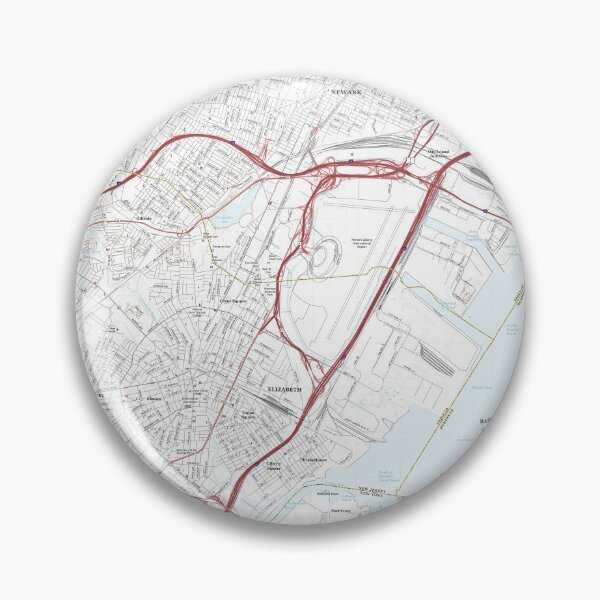 Item preview, Newark, NJ Topographical Map Clean designed and sold by PGHPhotoCo.