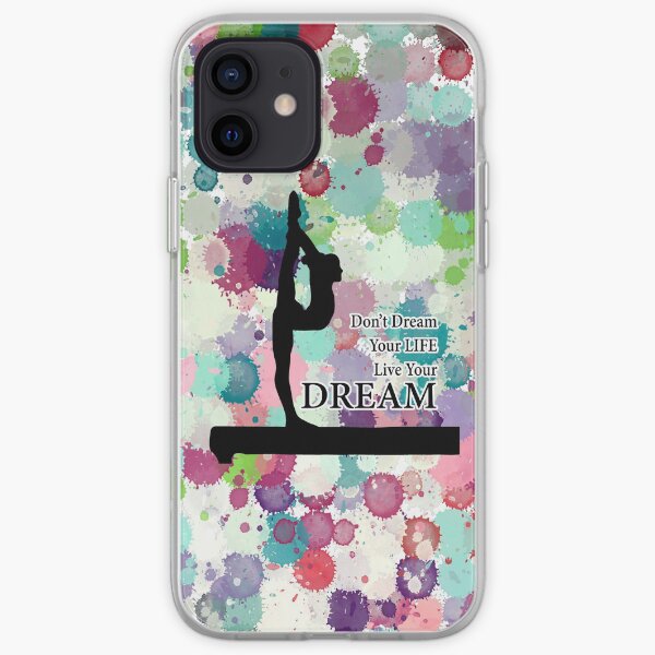 Gymnastics Live Your Dream Design iPhone Soft Case