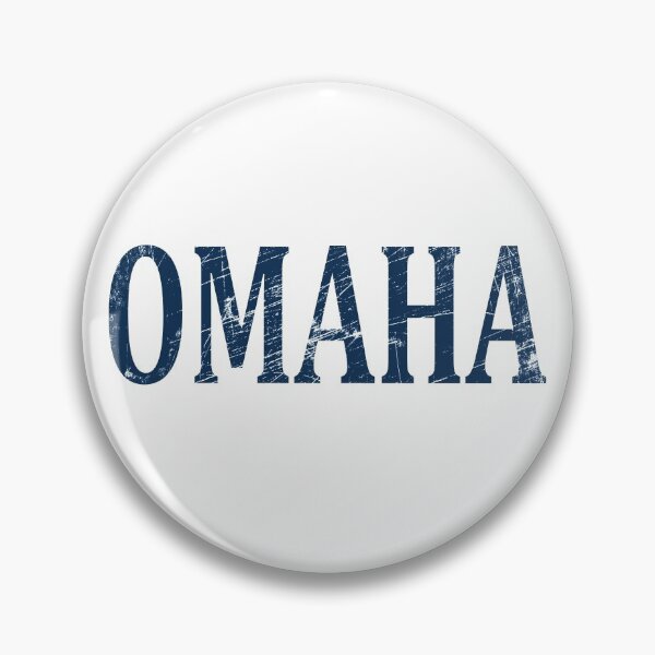 Item preview, Vintage Omaha with Distressed Grunge Background designed and sold by ittybittyowl.
