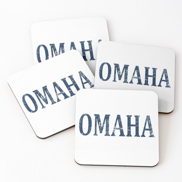 Item preview, Vintage Omaha with Distressed Grunge Background designed and sold by ittybittyowl.