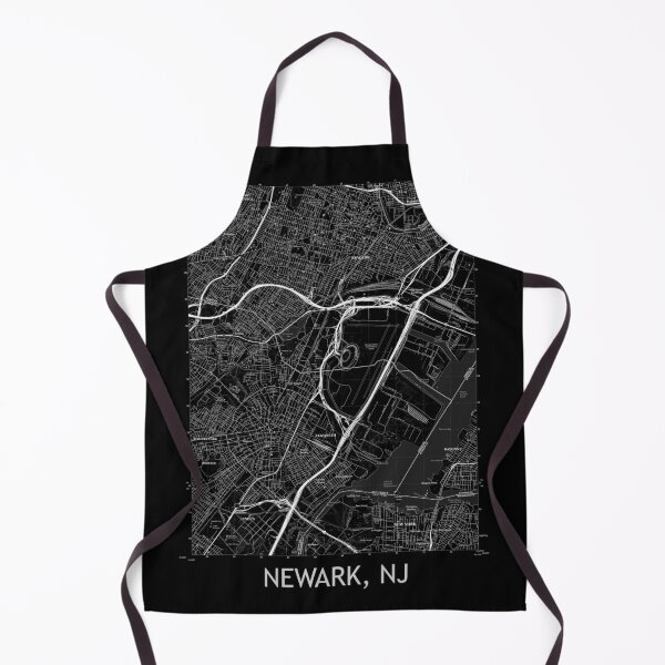 Item preview, Newark, NJ Topographical Map Black designed and sold by PGHPhotoCo.