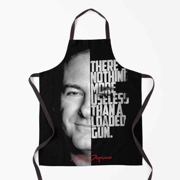 Item preview, Black and white Tony Soprano The Sopranos Tv Show quote. designed and sold by Enea Kelo.