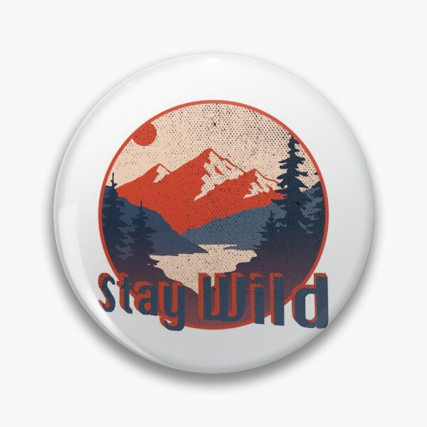 Item preview, Stay Wild vintage retro  designed and sold by Moedesigns.