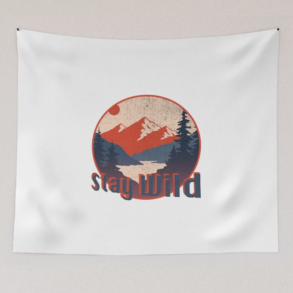 Item preview, Stay Wild vintage retro  designed and sold by Moedesigns.