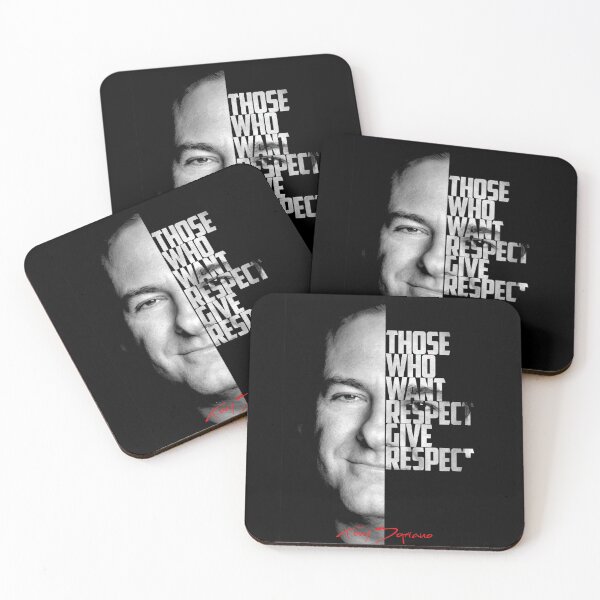 Item preview, Black and white Tony Soprano The Sopranos Tv Show quote. designed and sold by Enea Kelo.