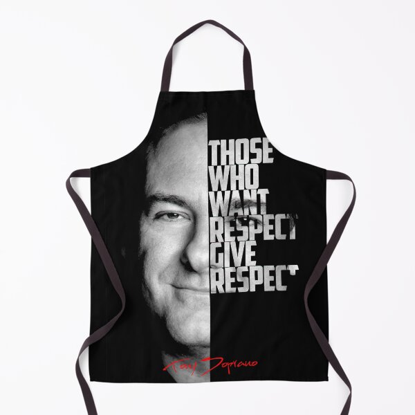 Item preview, Black and white Tony Soprano The Sopranos Tv Show quote. designed and sold by Enea Kelo.
