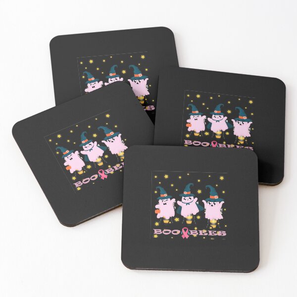 Item preview, Halloween Boo Bees Pink Ribbon Breast Cancer Awareness Month designed and sold by HananDesign13.