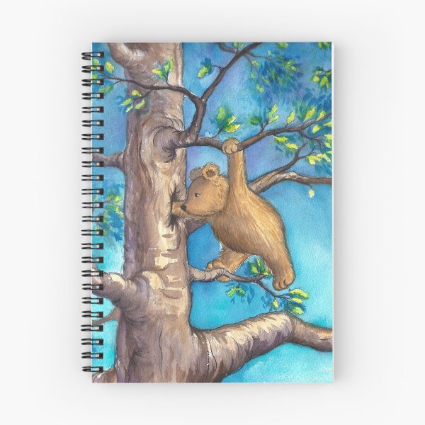 Item preview, Bear on a tree - Watercolor Painting designed and sold by Emiliya Yaneva.