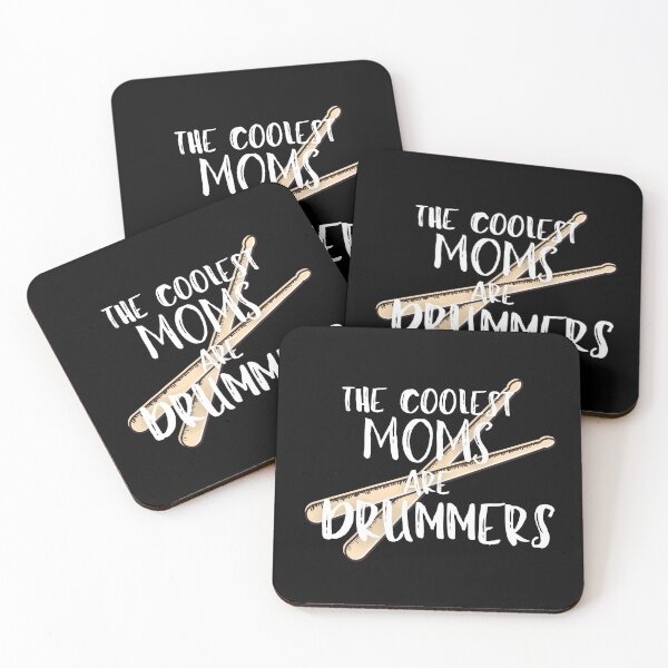 Item preview, The Coolest Moms are Drummers designed and sold by MixedBagMerch.