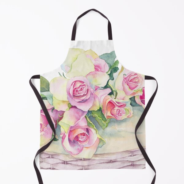 Item preview, Pink Roses in a Basket designed and sold by Emiliya Yaneva.