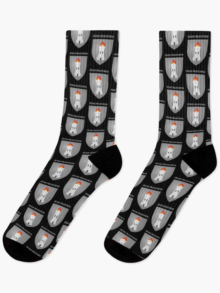 Aperçu 1 sur 5. Chaussettes avec l'œuvre House Hightower Coat of Arms Heraldry Sigil - A Song of Ice and Fire créée et vendue par jonjbm.