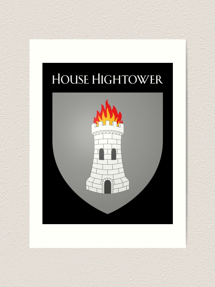 Thumbnail 1 von 3, Kunstdruck, House Hightower Coat of Arms Heraldry Sigil - A Song of Ice and Fire designt und verkauft von jonjbm.