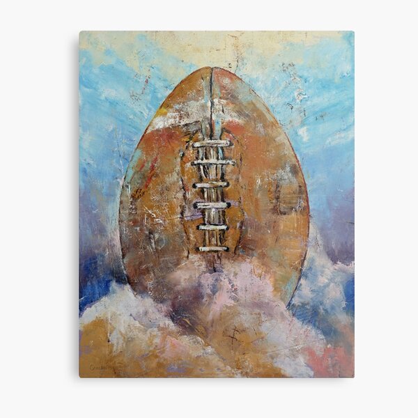 Football Metal Print