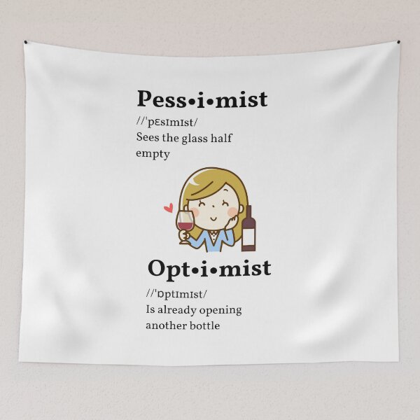 Item preview, Pessimists v Optimists designed and sold by Artistinrome.