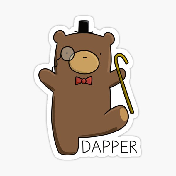 Item preview, Dapper Bear designed and sold by jamsjars.