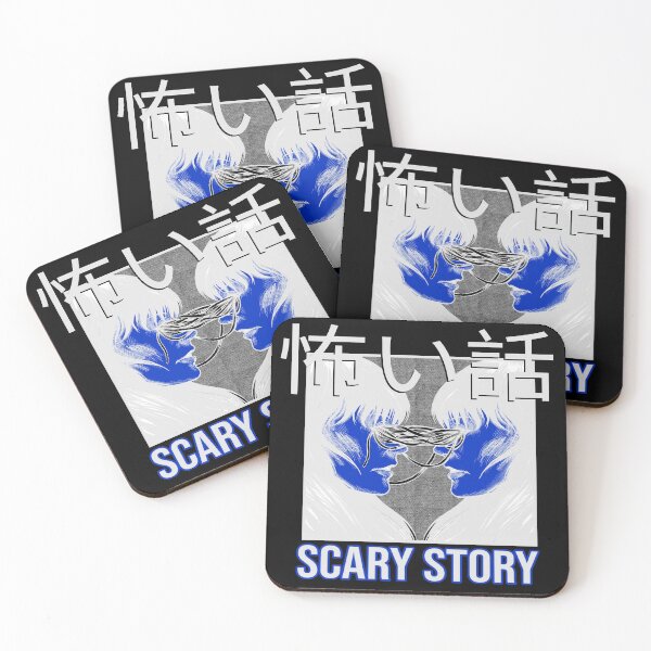 Item preview, Horror Manga Scary Story Japanese Kanji Calligraphy designed and sold by dreamofdenim.