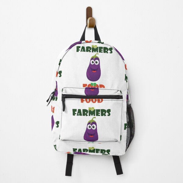 Item preview, NO FARMERS NO FOOD Aubergine designed and sold by yessir1981.