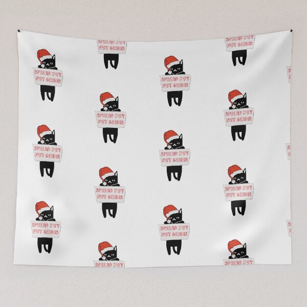 Item preview, Cat - Spread Joy Not Germs  designed and sold by creativepod.