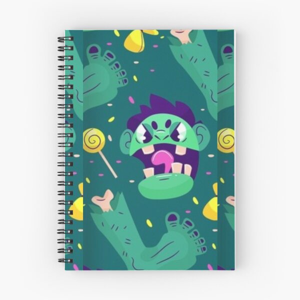 Item preview,  Zombie, monster, green, yellow, cute Halloween watercolor pattern, boo, witch, candy, bat, witch hat, pumpkin, latest Halloween bestselling, trending designed and sold by August-E.