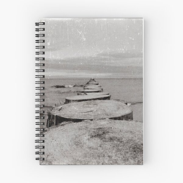 Item preview, Groynes on the beach and light waves on the sea designed and sold by MonoKomatic.