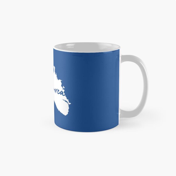 Item preview, Love Menorca - Menorca Silhouette Map Spain designed and sold by mgoo.