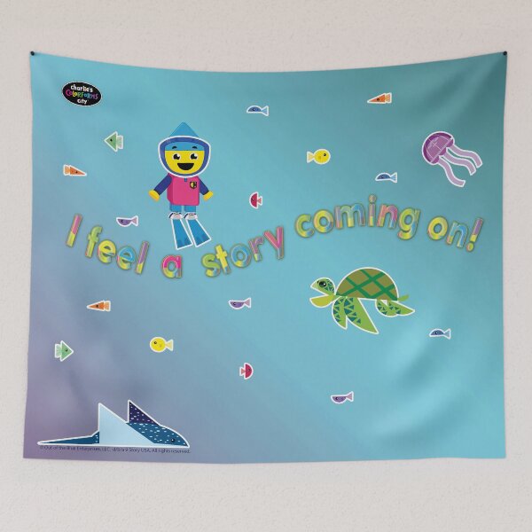 Item preview, Charlie's Colorforms City underwater fanart designed and sold by Olena758.