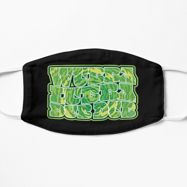Wubba Lubba Dub Dub Portal Swirl Flat Mask