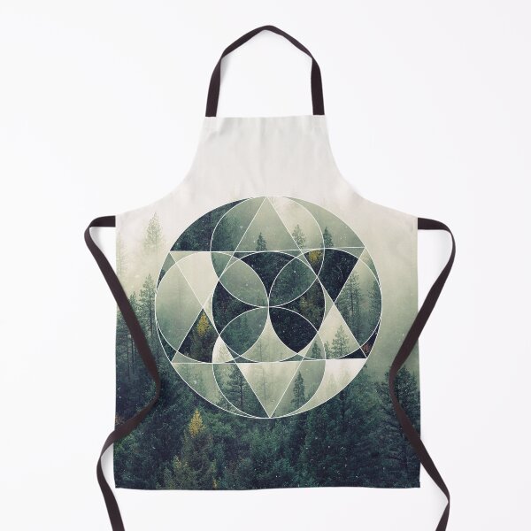 Item preview, Modern Geometric Forest Print designed and sold by PrintsProject.