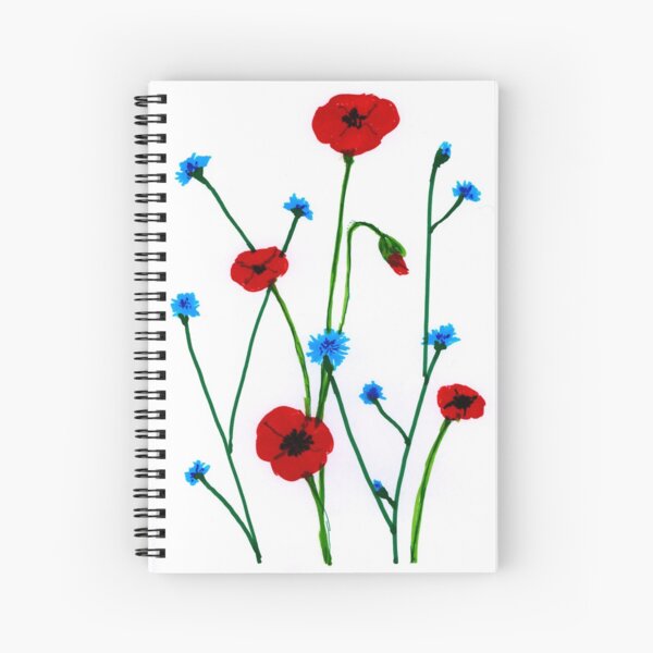 Item preview, Poppies and cornflowers designed and sold by SplinteredEye.