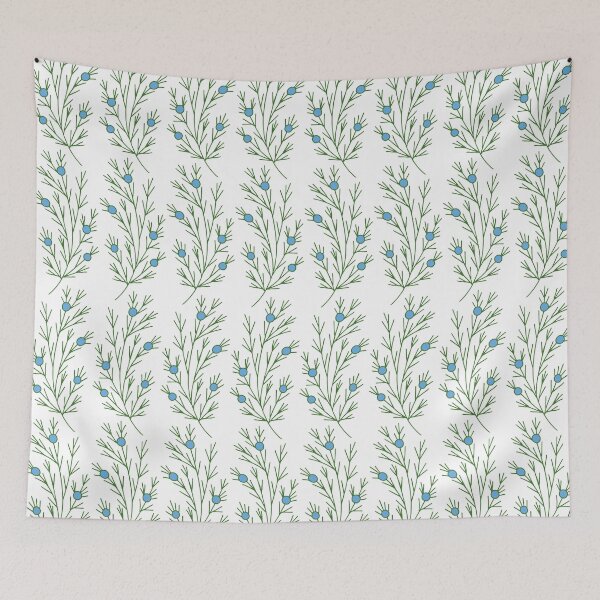 Item preview, Abstract Juniper Branch | Embroidery Pattern | Botanical  designed and sold by Hilary Leslie.