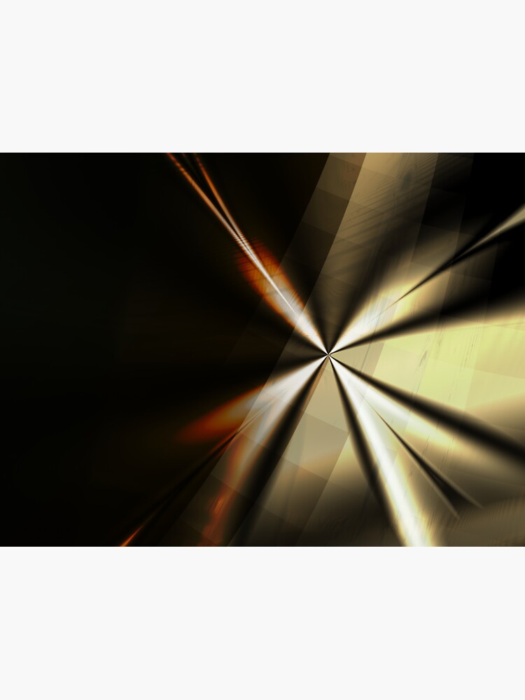 Thumbnail 3 of 3, Sticker, Brown and Gold Minimal Art designed and sold by Garret Bohl.