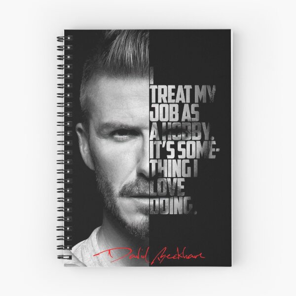 Item preview, Black and white David Beckham quote poster. designed and sold by Enea Kelo.