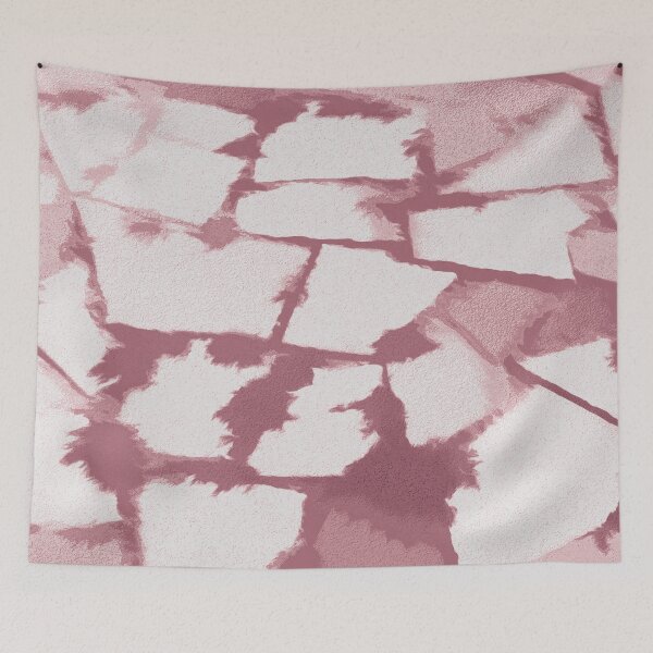 Item preview, Rustic pink stone floor designed and sold by SulkaCreative.